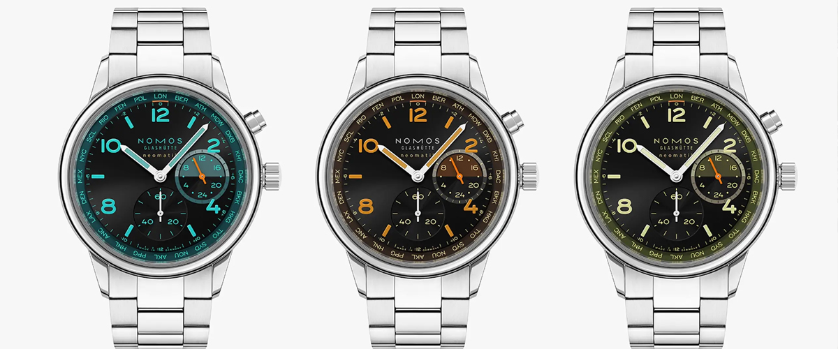 NOMOS Glashütte环球行者全新夜航系列，献礼全球不眠夜